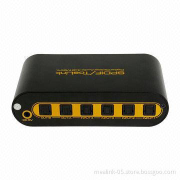 SPDIF/Toslink Digital Optical Audio, 4 x 2 Matrix